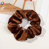 Handmade Velvet Bow Scrunchie Hair Tie With High Elasticity Fabric Hair Accessory For Women And Girls