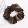 Handmade Velvet Bow Scrunchie Hair Tie With High Elasticity Fabric Hair Accessory For Women And Girls