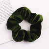 Handmade Velvet Bow Scrunchie Hair Tie With High Elasticity Fabric Hair Accessory For Women And Girls