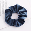 Handmade Velvet Bow Scrunchie Hair Tie With High Elasticity Fabric Hair Accessory For Women And Girls