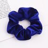 Handmade Velvet Bow Scrunchie Hair Tie With High Elasticity Fabric Hair Accessory For Women And Girls