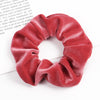 Handmade Velvet Bow Scrunchie Hair Tie With High Elasticity Fabric Hair Accessory For Women And Girls