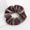 Handmade Velvet Bow Scrunchie Hair Tie With High Elasticity Fabric Hair Accessory For Women And Girls