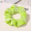 Handmade Velvet Bow Scrunchie Hair Tie With High Elasticity Fabric Hair Accessory For Women And Girls