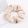 Handmade Velvet Bow Scrunchie Hair Tie With High Elasticity Fabric Hair Accessory For Women And Girls