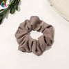Handmade Velvet Scrunchie Hair Tie For Women Striped Ponytail Hair Accessory With A Simple Everyday Style