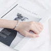 Handmade Vintage Distressed Sterling Silver Twist Woven Open Bracelet Old Finish Couple Bangle