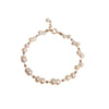 Handmade Woven Natural Pearl Bracelet With Rhombus Design For Women
