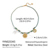 Handmade Woven Rope Chain 18K Real Gold Plated Animal Zodiac Heart Shaped Necklace Choker For Women