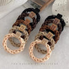 Handwoven Cloth Hair Rope High Elastic Handmade Hair Ring