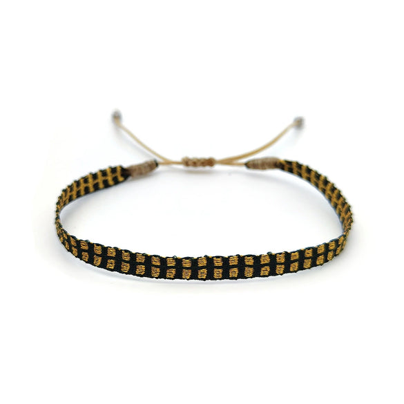 Handwoven Cord Geometric Bracelet For Women
