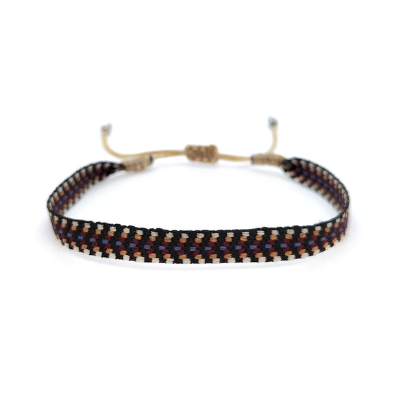 Handwoven Cord Geometric Bracelet For Women