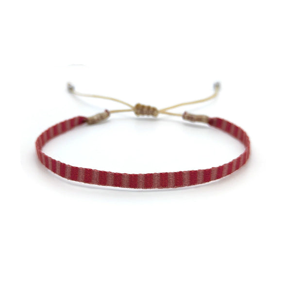 Handwoven Cord Geometric Bracelet For Women