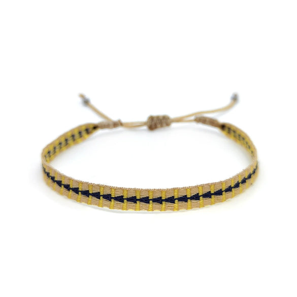 Handwoven Cord Geometric Bracelet For Women