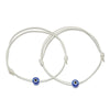 Handwoven Cotton Thread Devil's Eye Bracelets Retro Style Unisex