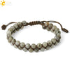 Handwoven Doublerow Amethyst Bracelet Crystal Natural Stone Minimalist Unisex Adjustable