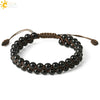 Handwoven Doublerow Amethyst Bracelet Crystal Natural Stone Minimalist Unisex Adjustable