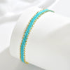Handwoven Glass Glazed Beads Unisex Bracelet