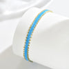 Handwoven Glass Glazed Beads Unisex Bracelet