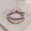 Handwoven Pearl Stacked Bracelet For Girls