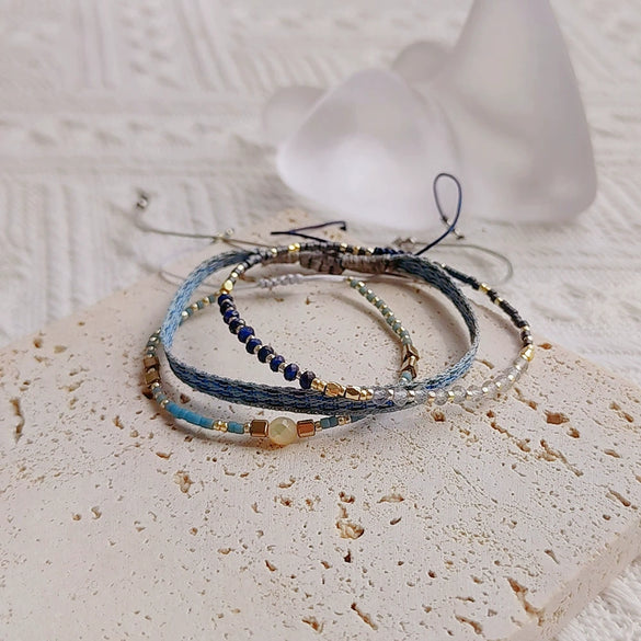 Handwoven Shell Beaded Women's Bracelet