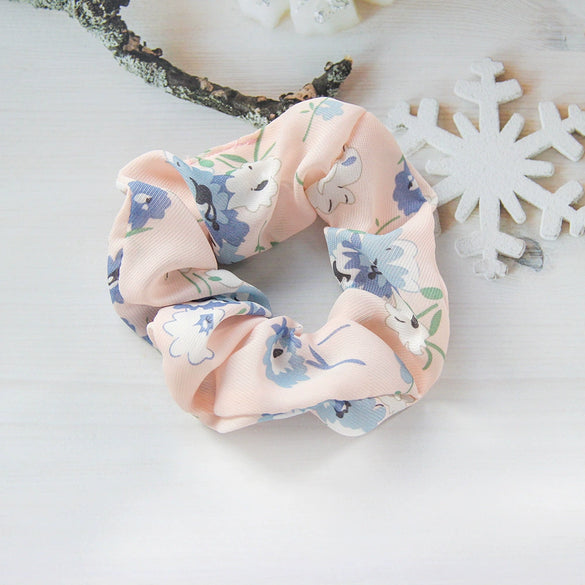 Head Flower Hair Ring Chiffon Polyester Cloth Pastoral Style Plant Flowers Design