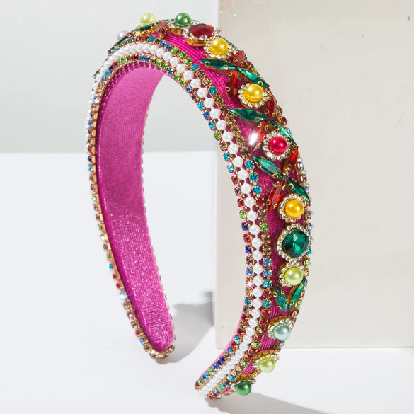 Headband Alloy Diamond Geometric Personalized Hair Accessories