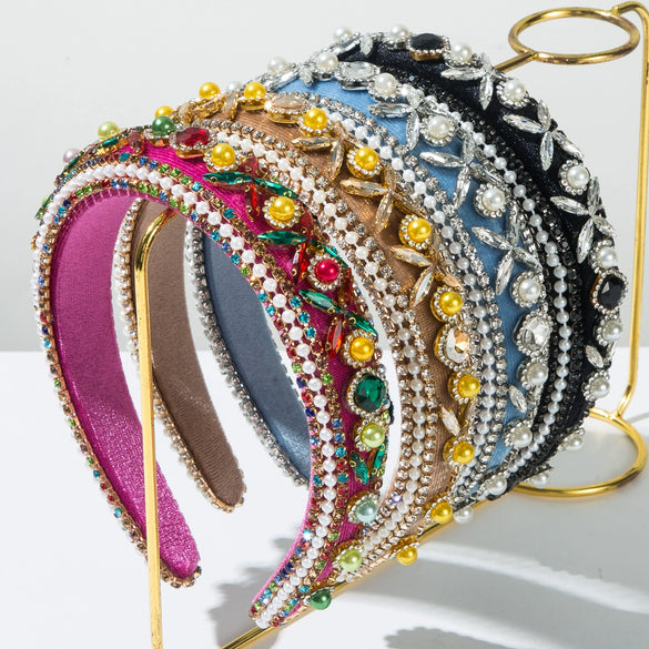 Headband Alloy Diamond Geometric Personalized Hair Accessories
