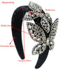Headband Alloy Printed With Butterfly Diamond Decoration Baroque Style For Women