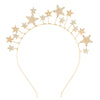 Headband Crown And Earrings Alloy Handmade Bohemian Sun Moon Sixpointed Star Women's Fashion Accessories
