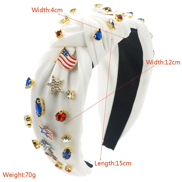 Headband Rhinestone Alloy Dripping Oil Diamond Baroque Festival Elements Hair Accessories