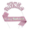 Headband Shoulder Strap Suit Alloy Hair Accessories With Sweet Style And Letter Design Electroplated