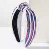 Headband Women's Cloth American Flag Star Sequin Set With Diamonds Hair Accessories