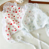 Headscarf Hair Band Strawberry Cherry Lace Silk Geometric Style Triangle