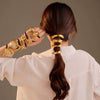Headwear Hair Ring Stainless Steel Titanium Steel Shell Starfish Arc Electroplating
