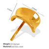 Headwear Hairpin 316L Stainless Steel Geometric Style 18K Gold Plated