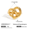 Heart Ring Titanium Steel Nonfading Light Luxury Women's Jewelry