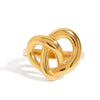 Heart Ring Titanium Steel Nonfading Light Luxury Women's Jewelry