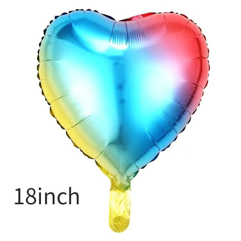 Heart Shape Aluminum Film Party Balloons 1 Piece