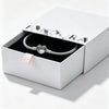 Heart Shape Clasp Plated Copper Snake Chain Beaded Bracelet Plain Engraved Style Couple Bracelet For Women And Men