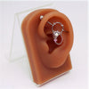 Heartshaped Butterfly Ear Bone Studs Ear Bridge Earrings Copper Titanium Steel Electroplating Jewelry