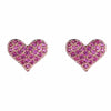 Heartshaped Earrings S925 Sterling Silver Earrings Aaa Grade Zircon Micro Inlay Female Earrings Fashion Accessories  Sales