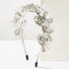 Heavyduty Floral Metal Headband Electroplated Hair Accessories For Women