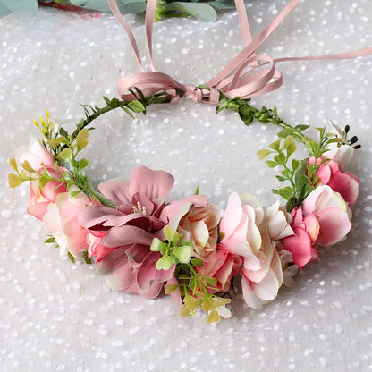 Hera Wreath  Hawaiian Holiday Wreath Adjustable Headdress  Bride Hair Band Wedding Factory Wholesale