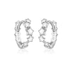 High Design Sense S925 Sterling Silver Fashion Personality Joker Ear Buckle Earrings For Women With Platinum Or 18K Gold Electroplating