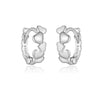 High Design Sense S925 Sterling Silver Fashion Personality Joker Ear Buckle Earrings For Women With Platinum Or 18K Gold Electroplating