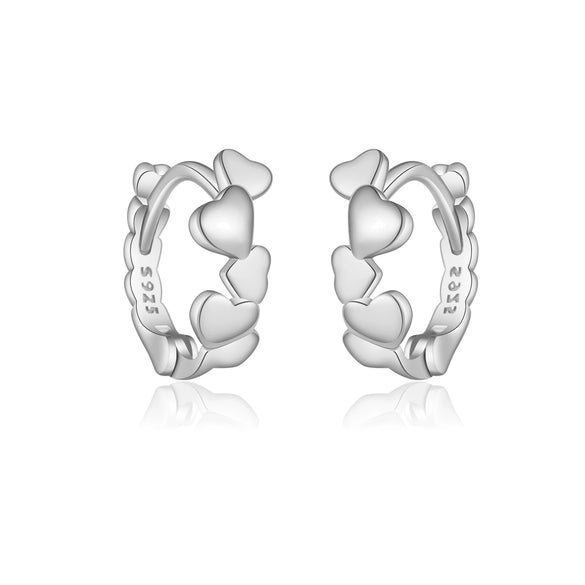 High Design Sense S925 Sterling Silver Fashion Personality Joker Ear Buckle Earrings For Women With Platinum Or 18K Gold Electroplating