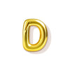 High End Copper Letter Pendant With Glossy Electroplated Finish Simple Versatile Alphabet Charm For Necklaces And Bracelets
