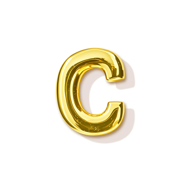 High End Copper Letter Pendant With Glossy Electroplated Finish Simple Versatile Alphabet Charm For Necklaces And Bracelets