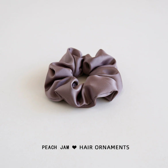 High End Handmade Satin Cloth Oversized Scrunchie Simple Elegant Hair Tie Headwear For Women